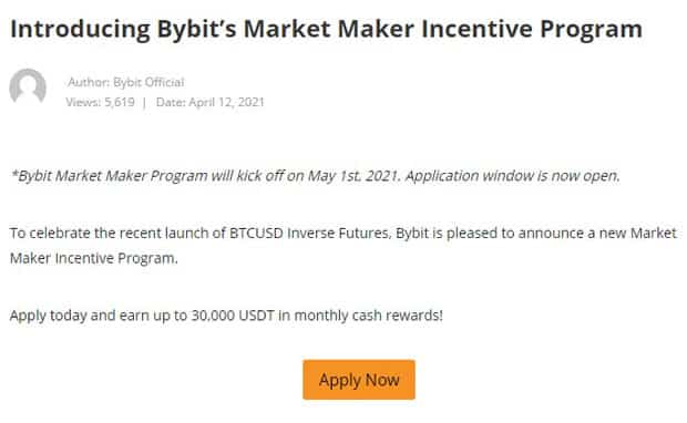 Programa de incentivos ByBit