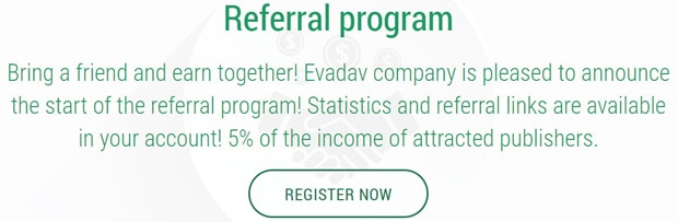 Programa de afiliación de Evadav