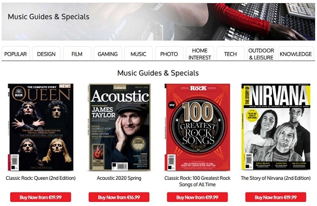 myfavouritemagazines.co.uk revistas categoría "Música"