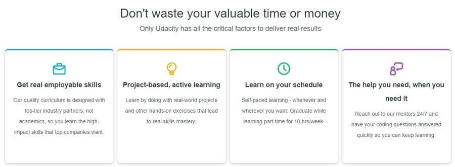 Beneficios de udacity.com