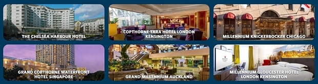 millenniumhotels.com reservas de hotel