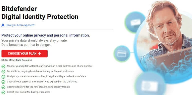 bitdefender.com Protección de la identidad digital