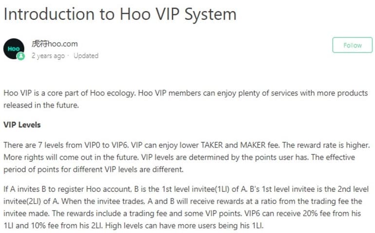 Puntos VIP de hoo.com