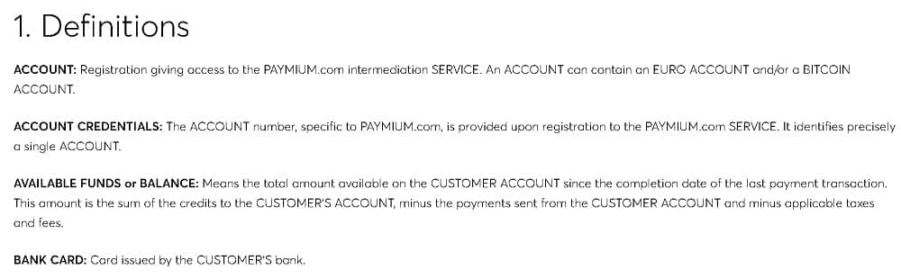acuerdo paymium.com