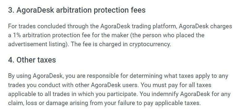 Protección arbitral de AgoraDesk