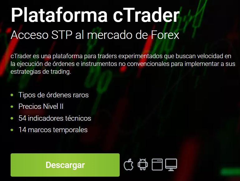 Terminales de trading del broker RoboForex