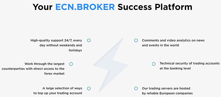 Beneficios de ecn-broker.live