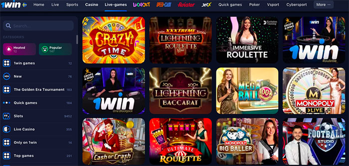 1Sitio web casino