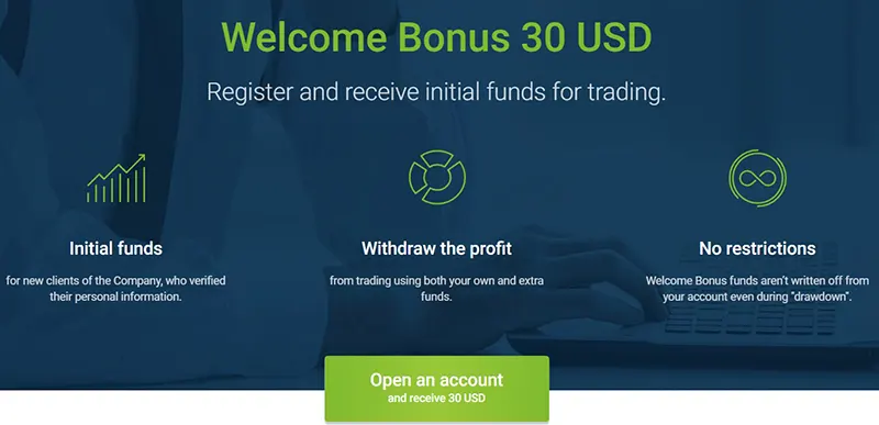 roboforex.com bono de bienvenida 30 USD