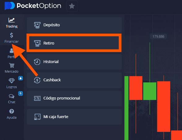 Cómo retirar fondos de una cuenta Pocket Option