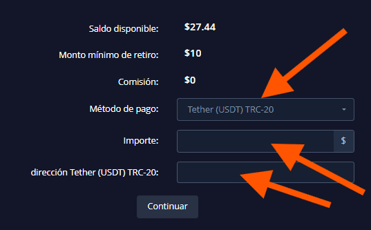 Cómo retirar fondos de una cuenta Pocket Option