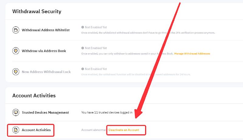 Bybit desactiva cuenta